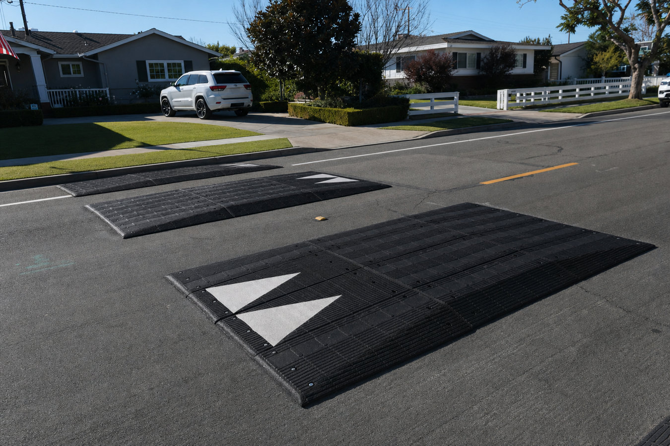 Speed Bump Installation in Elk Grove, CA